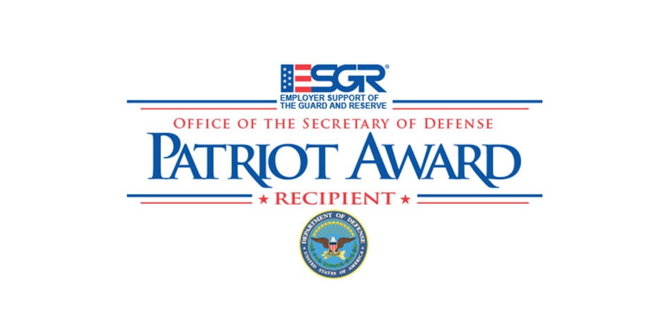 Sunrise Moving and Packing is a Patriot Award Recipient