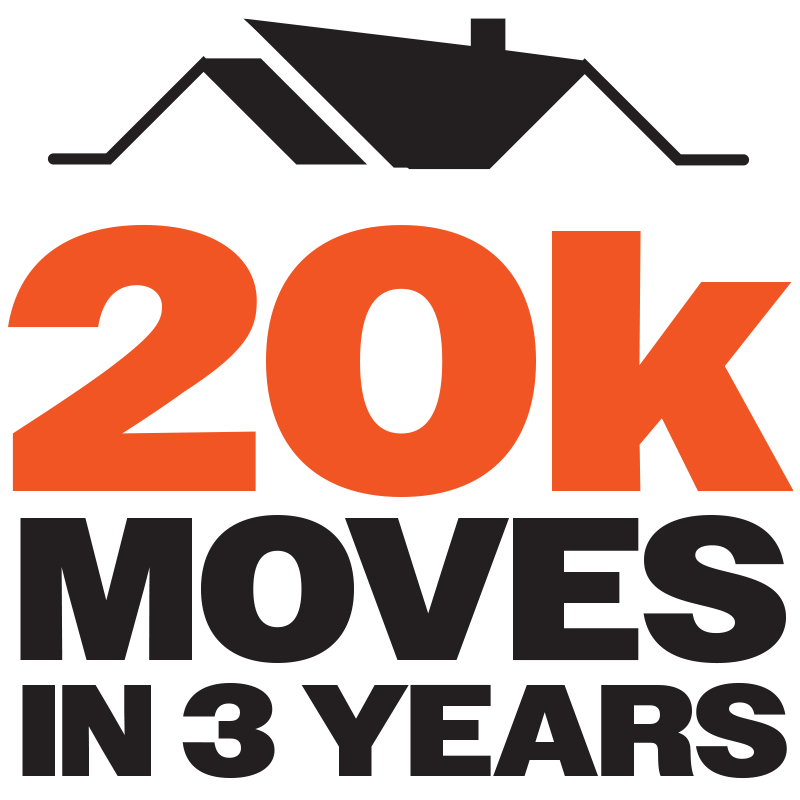 Sunrise Moving and Packing has completed more than 20,000 moves Sunrise Moving - 20,000 Moves Completed