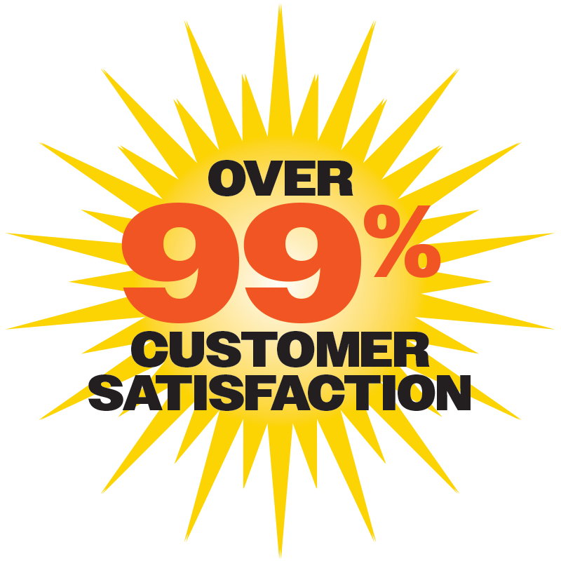 Sunrise Moving boasts a 99% Customer Satisfaction Rating Sunrise Moving boasts a 99% Customer Satisfaction Rating