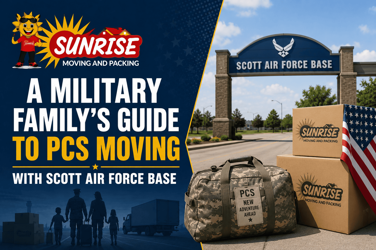 A Military Family's Guide to PCS Moving with Scott Air Force Base