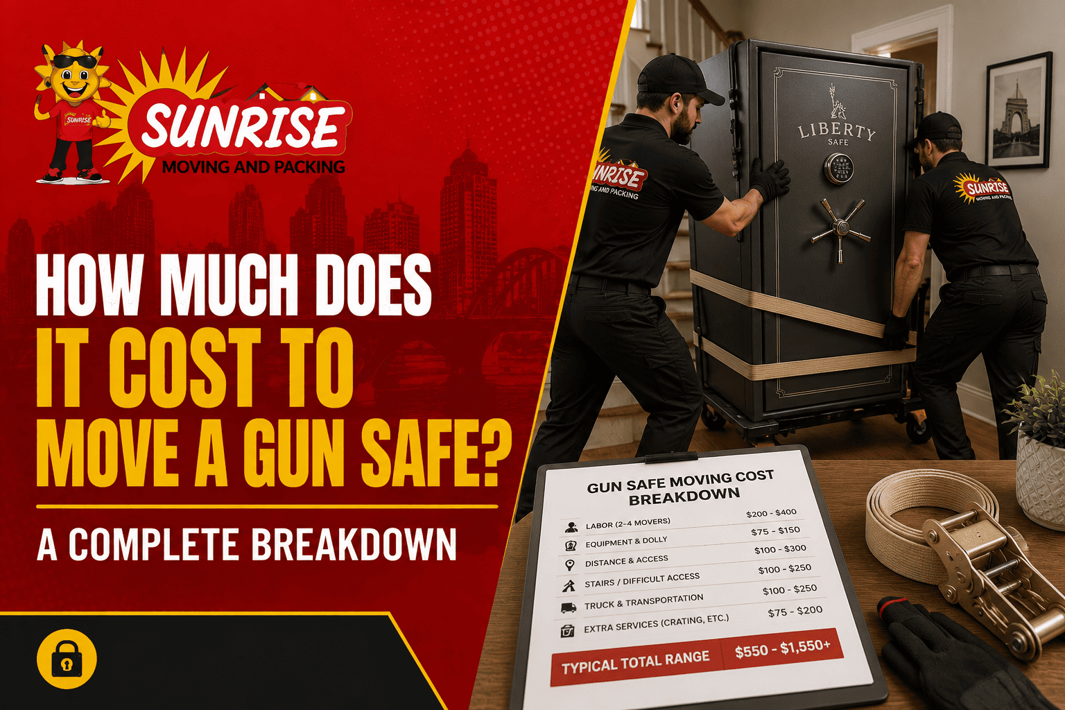 How Much Does It Cost to Move a Gun Safe? A Complete Breakdown
