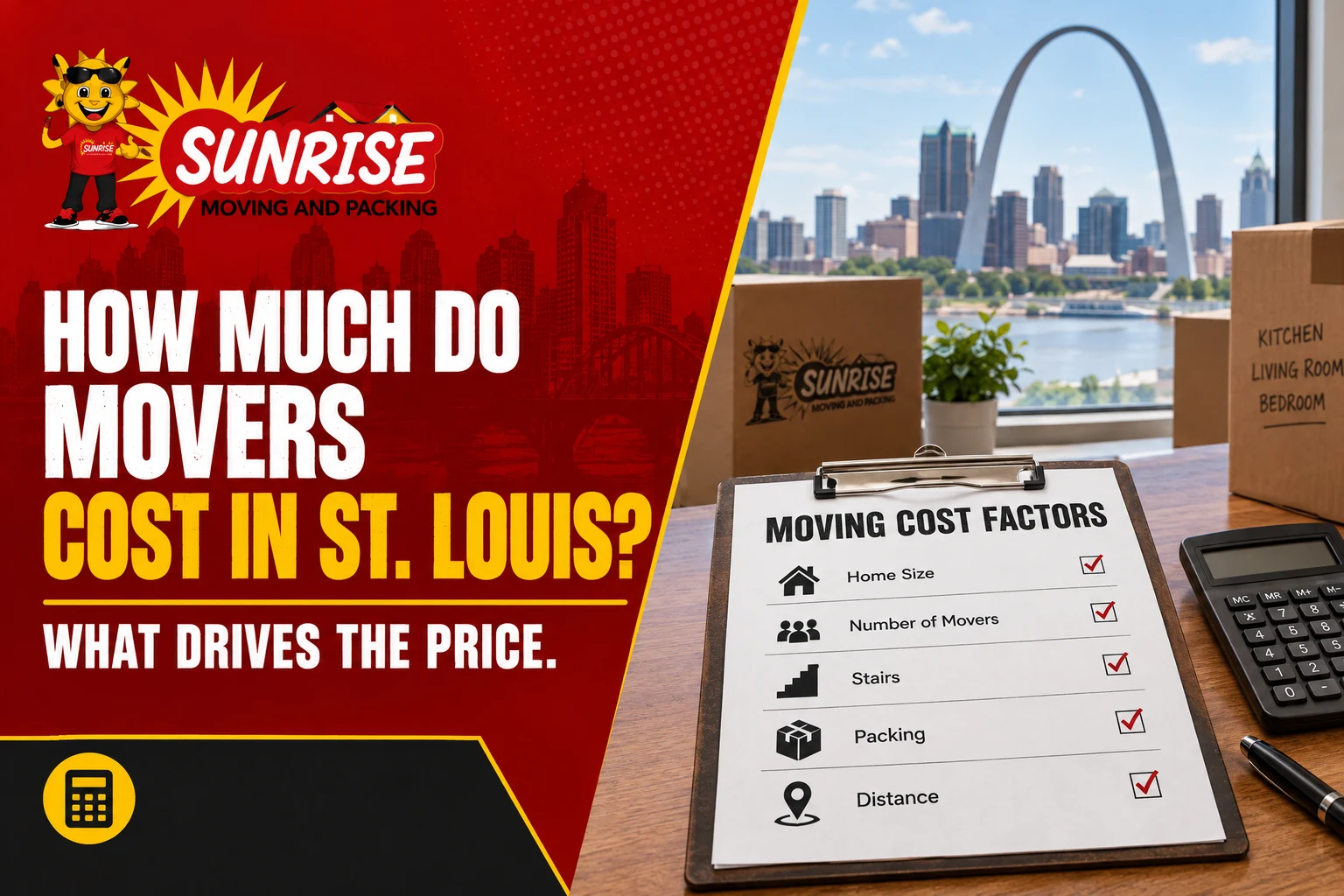 How Much Do Movers Cost in St. Louis and the Metro East?
