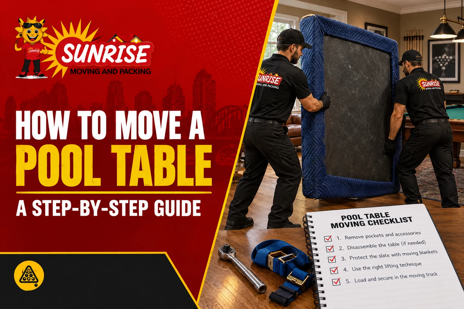 How to Move a Pool Table: A Step-by-Step Guide